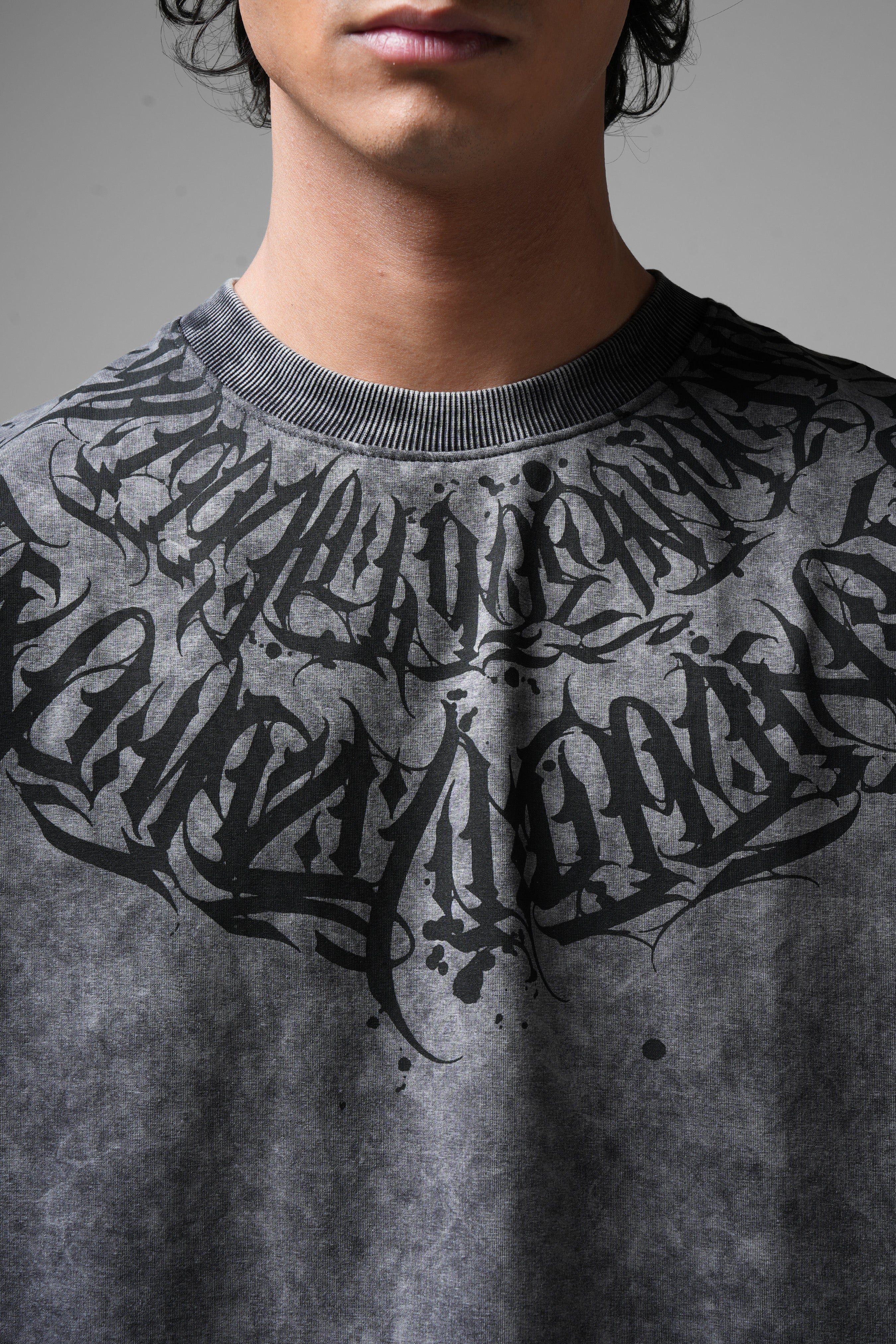 Balance Acid Washed Grey T-shirt - Image 5