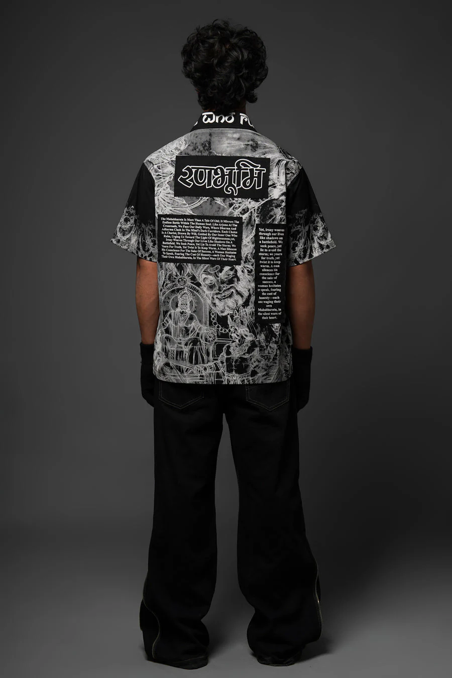 Black Ranbhoomi Shirt - Image 15