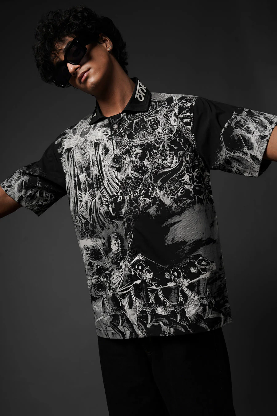 Black Ranbhoomi Shirt - Image 3