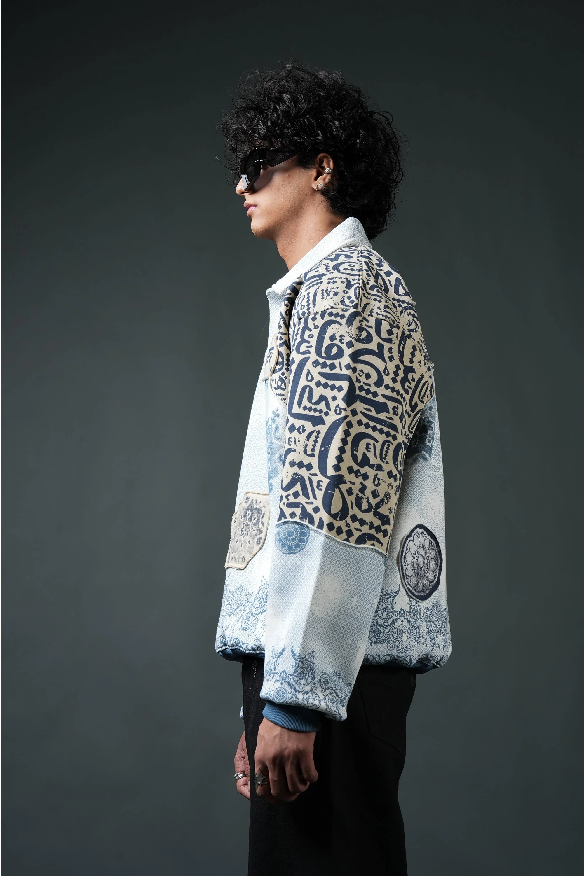 Ekanti-Kari Collared Sweatshirt - Image 7