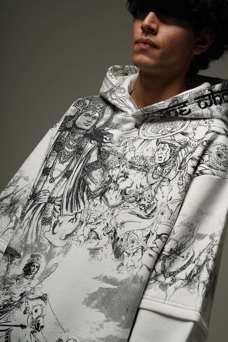 Sweatshirt White Ranbhoomi - Image 12