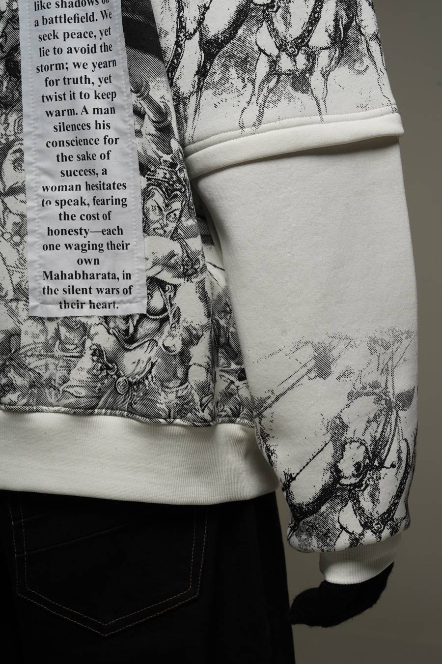 Sweatshirt White Ranbhoomi - Image 5