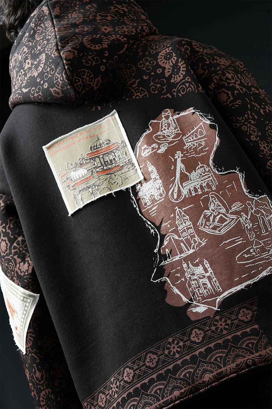 Tough History Black Hoodie - Image 13