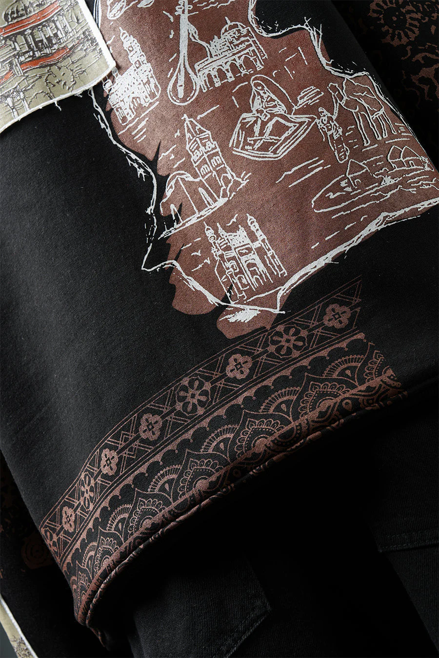 Tough History Black Hoodie - Image 16