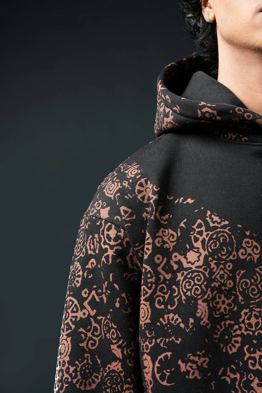 Tough History Black Hoodie - Image 8