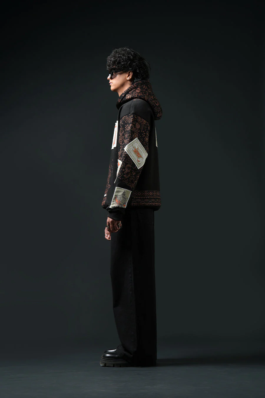 Tough History Black Hoodie - Image 9